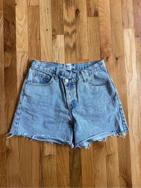 Princess Polly Crossover Denim Shorts
